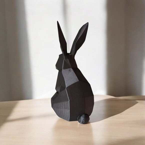 3D Printed Low Poly Bunny Moden Design Perfect for Home Decor Multi-Colors Avail - Picture 4 of 13
